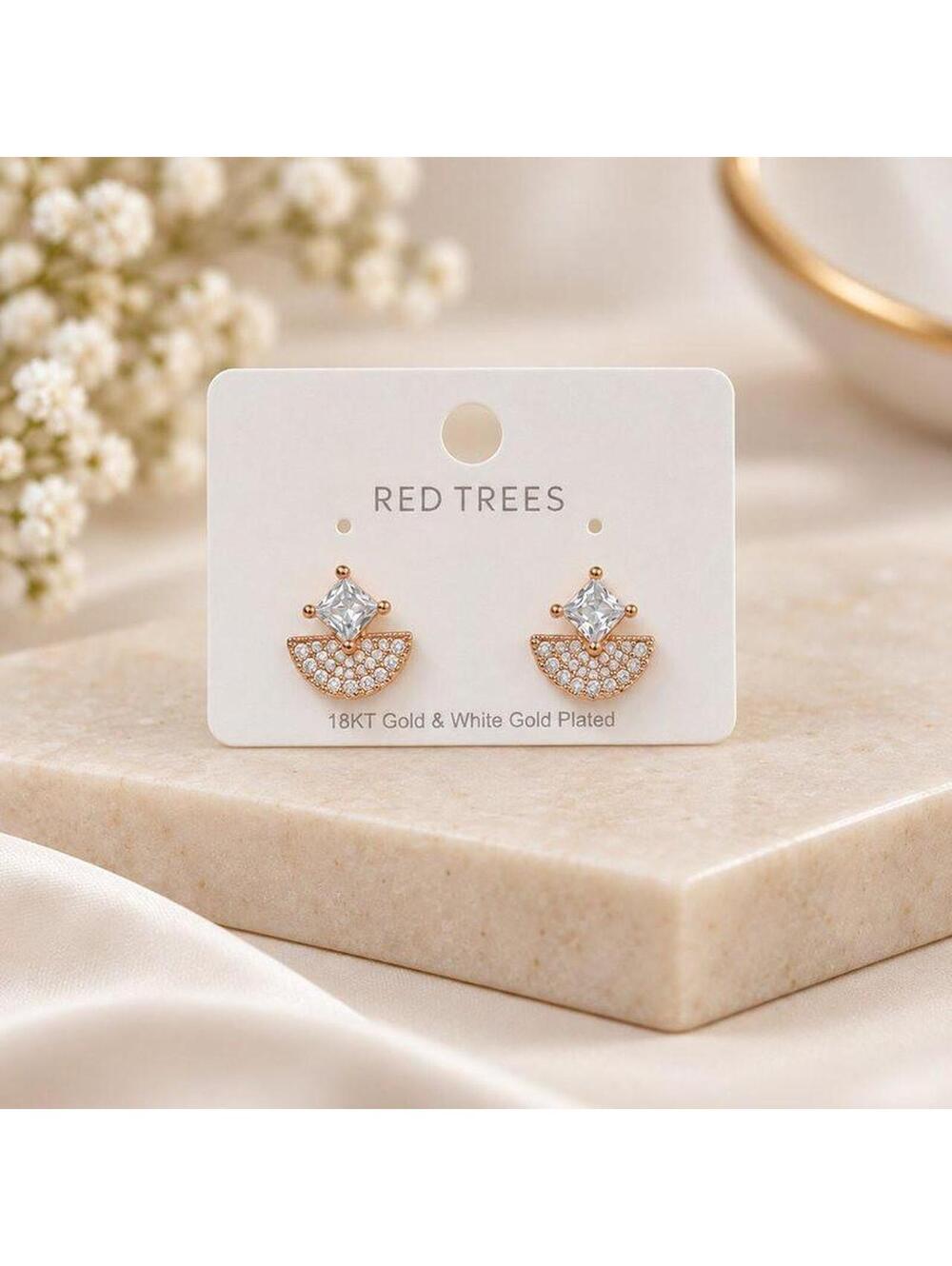 18K Gold Plated Earrings | Everyday Gold Jewelry